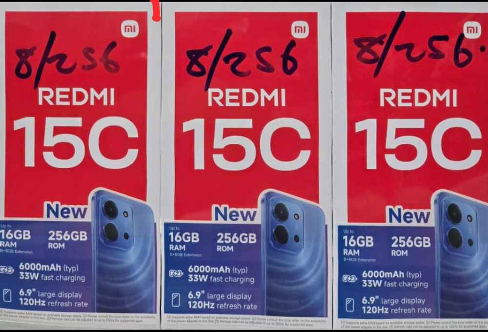 Redmi 15c[8gb ram and 256gb rom]...6000mah battery image - Mobimarket