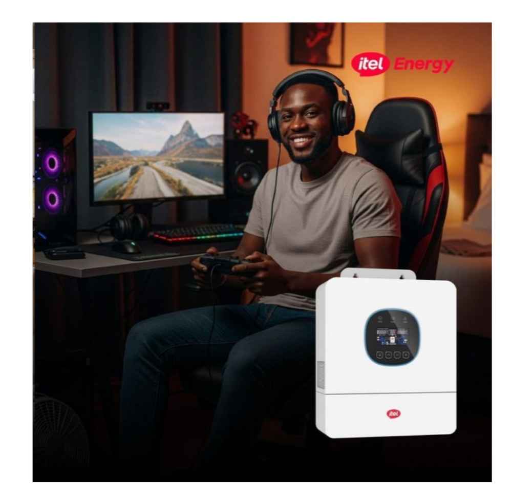 Itel 1.5kw Hybrid inverter system image - mobimarket