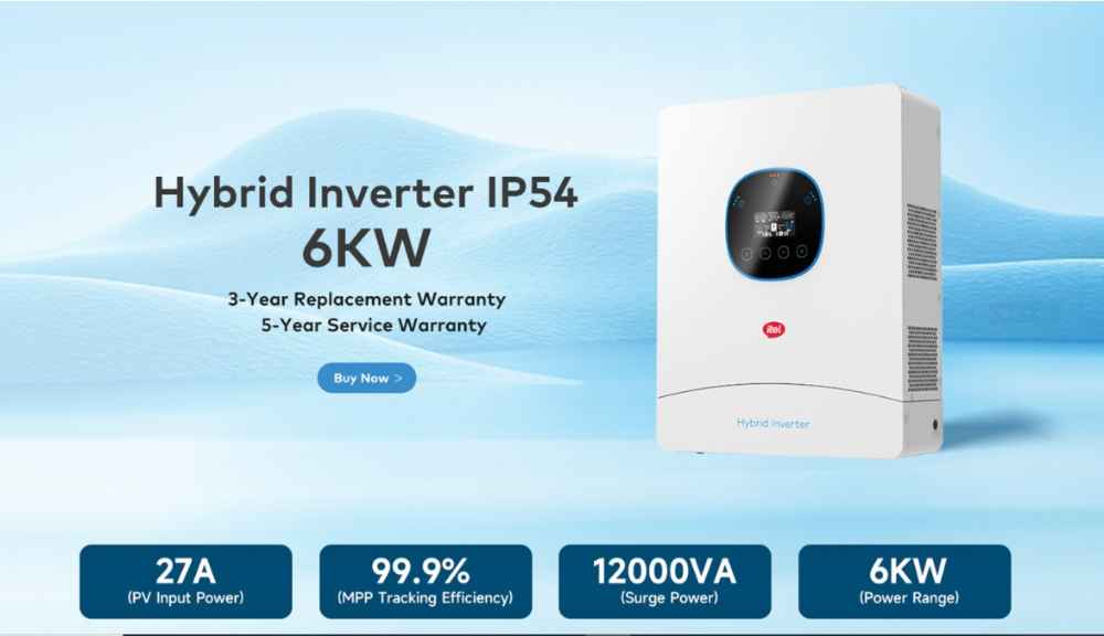 Itel 6kw+48v Hybrid inverter system image - Mobimarket