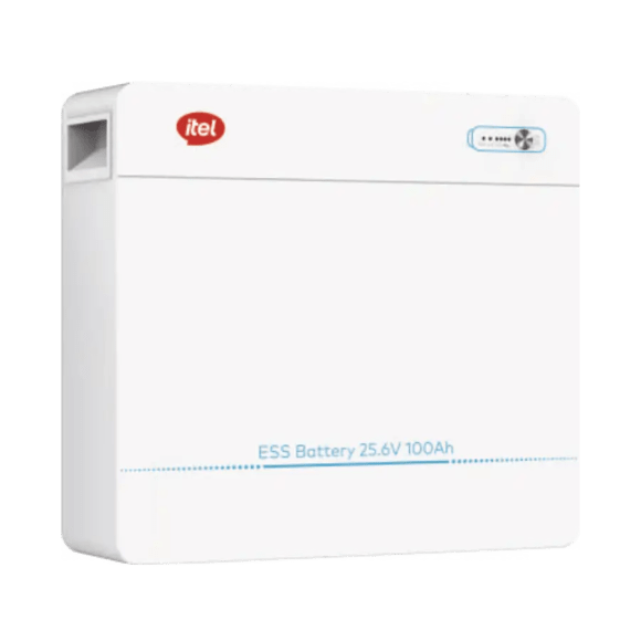 itel 2560Wh Lithium Battery Wall Mounted 24V 100Ah 2.56kWh IPW-25100 image - mobimarket