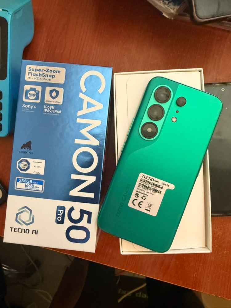 Tecno camon 50 pro [8gb ram and 256gb rom] image - Mobimarket
