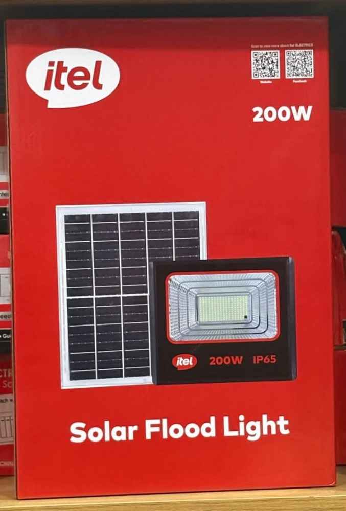 Itel Solar Flood light 200w image - Mobimarket