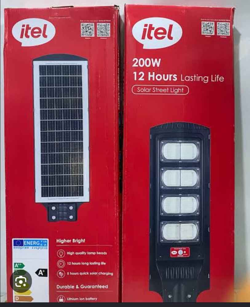 200w itel Solar Street light image - mobimarket